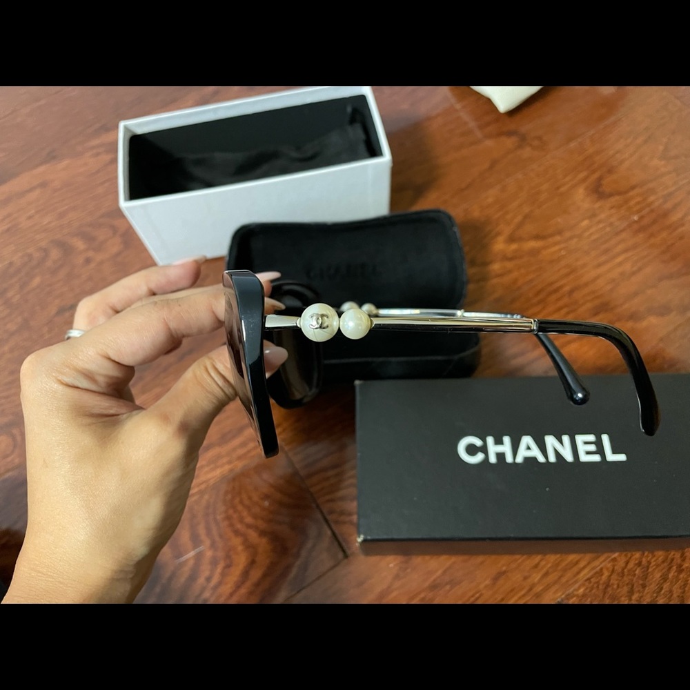 Chanel pearl sunglasses